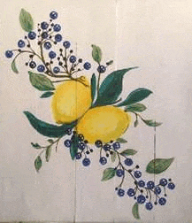 Paint a lemon tray!